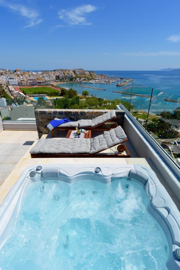 Indigo Luxury Apartment Ágios Nikólaos Eksteriør bilde